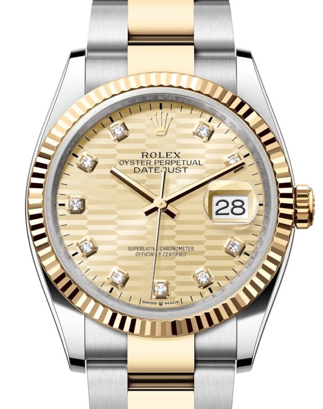 Rolex Datejust 36 36 mm 126233GFMFO Steel/Yellow Gold Golden