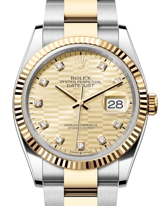 Rolex Datejust 36 36 mm 126233GFMFO Steel/Yellow Gold Golden