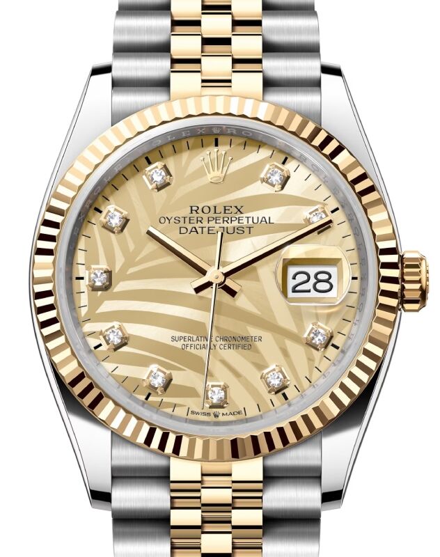 Rolex Datejust 36 36 mm 126233GLMDJ Steel/Yellow Gold Golden