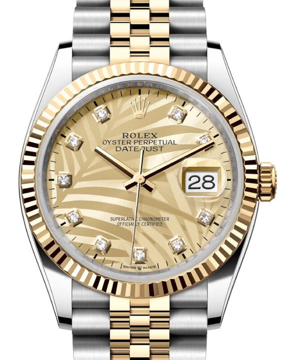 Rolex Datejust 36 36 mm 126233GLMDJ Steel/Yellow Gold Golden