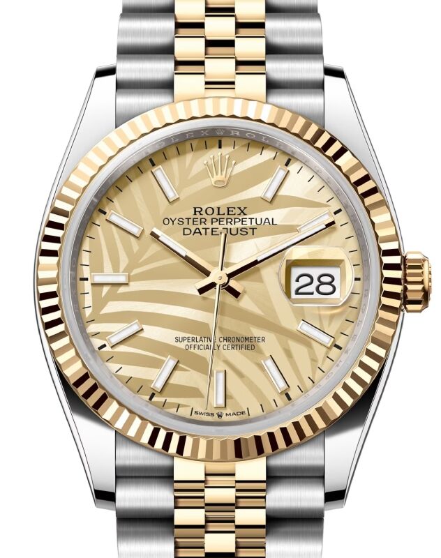 Rolex Datejust 36 36 mm 126233GPJ Steel/Yellow Gold Golden