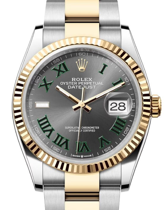Rolex Datejust 36 36 mm 126233SRO Steel/Yellow Gold Slate