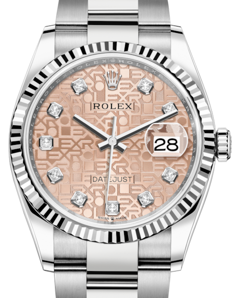 Rolex Datejust 36 36 mm 126234PJDO Steel/White Gold Pink