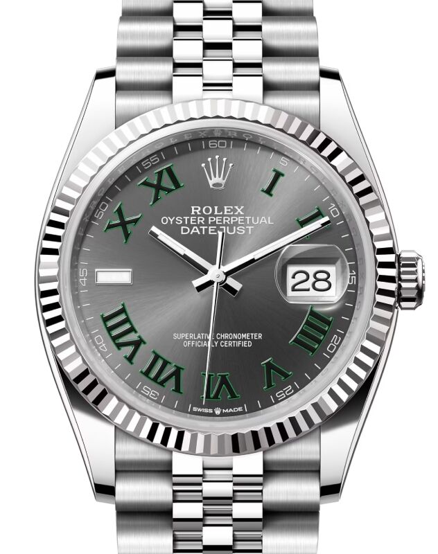 Rolex Datejust 36 36 mm 126234SRJ Steel/White Gold Slate
