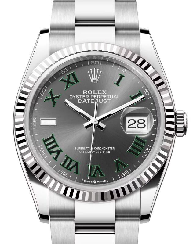 Rolex Datejust 36 36 mm 126234SRO Steel/White Gold Slate