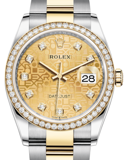 Rolex Datejust 36 36 mm 126283RBRCJDO Steel/Yellow Gold/Diamonds Champagne