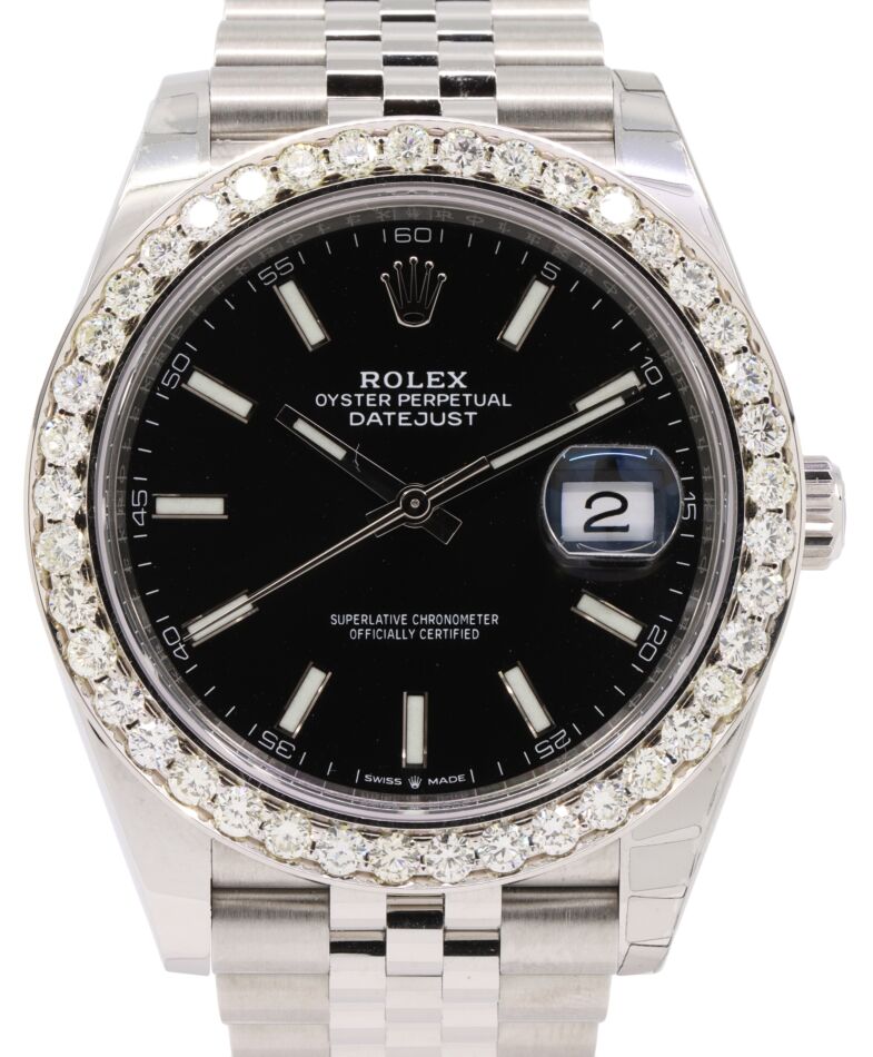 Rolex Datejust 41 41 mm 126300BKSJ3 Steel Black