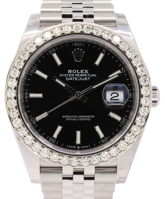 Rolex Datejust 41 41 mm 126300BKSJ3 Steel Black