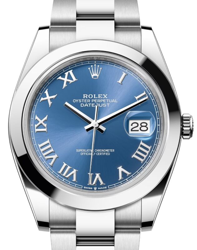 Rolex Datejust 41 41 mm 126300BLRO Steel Blue