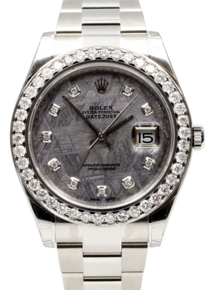 Rolex Datejust 41 41 mm 126300MDO Steel/White Gold/Diamonds Meteorite