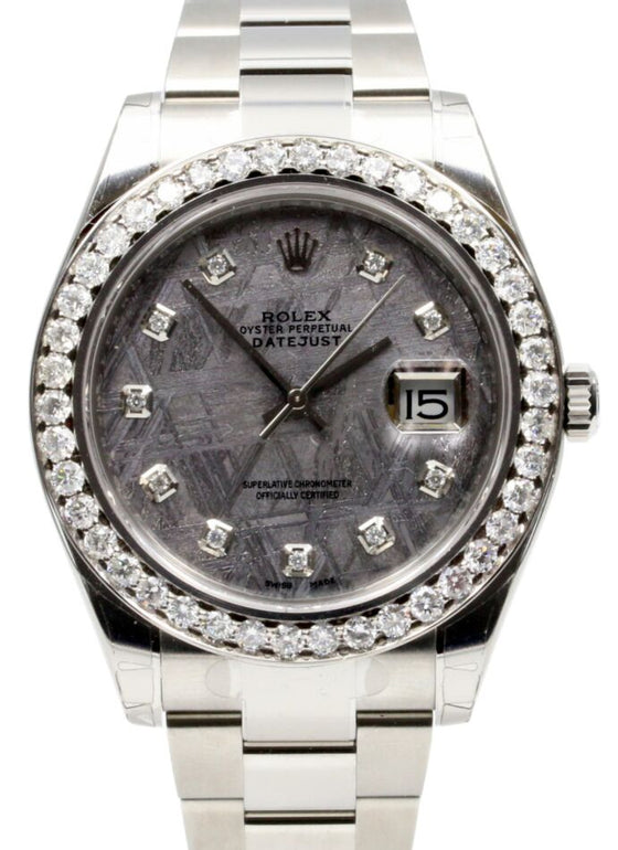 Rolex Datejust 41 41 mm 126300MDO Steel/White Gold/Diamonds Meteorite