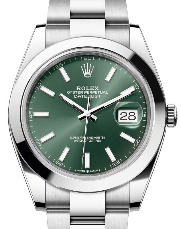 Rolex Datejust 41 41 mm 126300MGO Steel Green