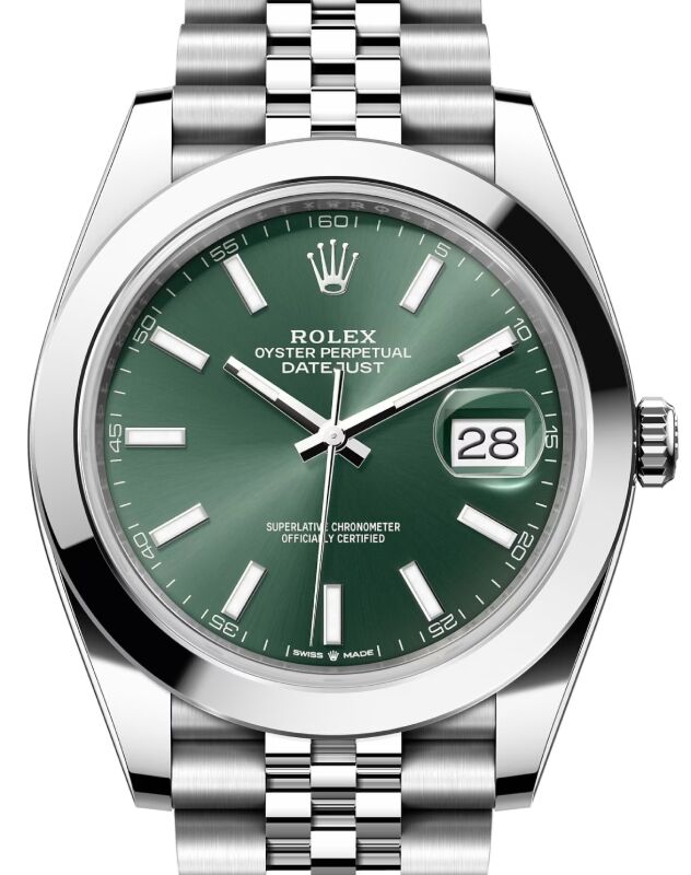 Rolex Datejust 41 41 mm 126300MGRSJ Steel Green