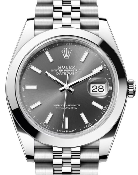 Rolex Datejust 41 41 mm 126300RSJ Steel Slate
