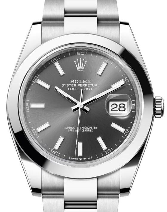Rolex Datejust 41 41 mm 126300RSO Steel Slate