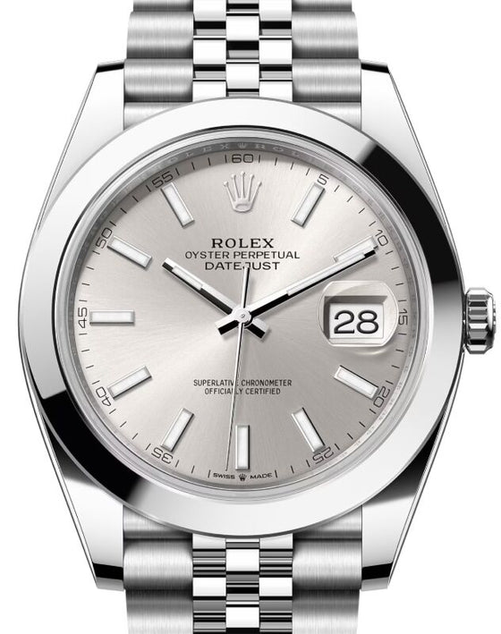 Rolex Datejust 41 41 mm 126300SVSJ Steel Silver