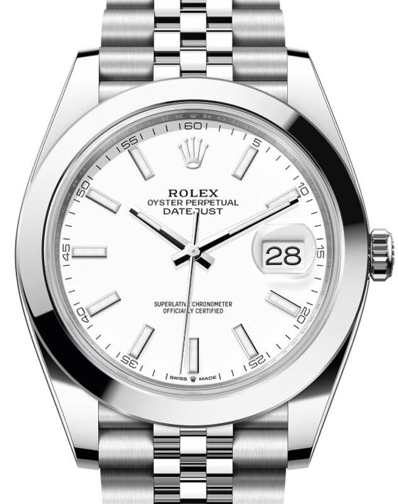 Rolex Datejust 41 41 mm 126300WIJ Steel White
