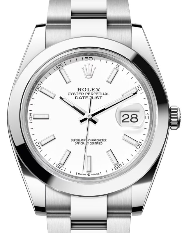 Rolex Datejust 41 41 mm 126300WSO Steel White
