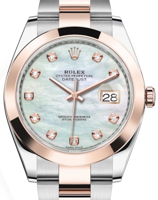 Rolex Datejust 41 41 mm 126301MDO Steel/Rose Gold White Mother of Pearl