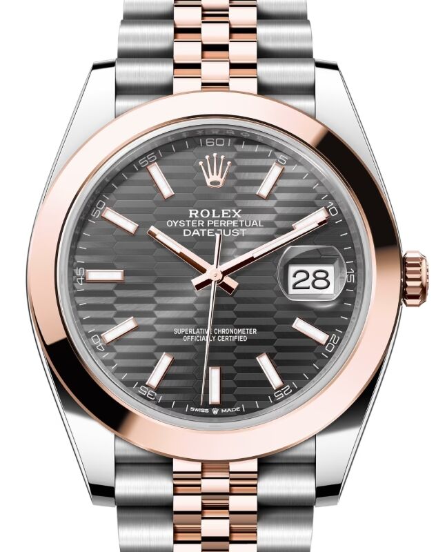 Rolex Datejust 41 41 mm 126301SLFMSJ Steel/Rose Gold Slate