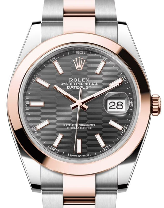 Rolex Datejust 41 41 mm 126301SLFMSO Steel/Rose Gold Slate