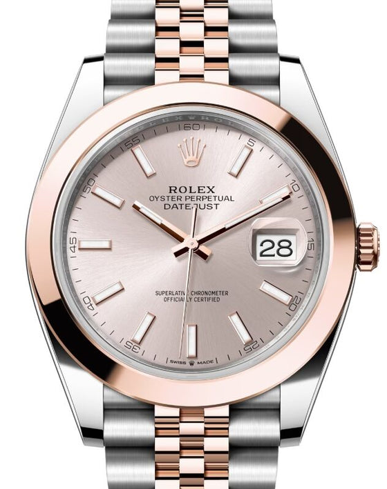 Rolex Datejust 41 41 mm 126301SSJ Steel/Rose Gold Sundust