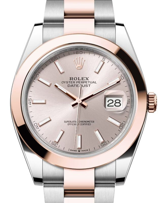 Rolex Datejust 41 41 mm 126301SSO Steel/Rose Gold Sundust