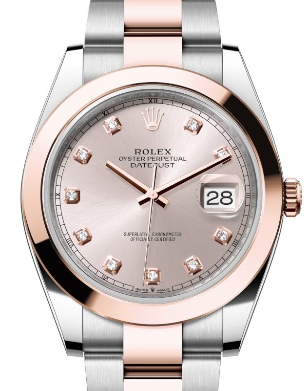 Rolex Datejust 41 41 mm 126301SUNDO Steel/Rose Gold Sundust