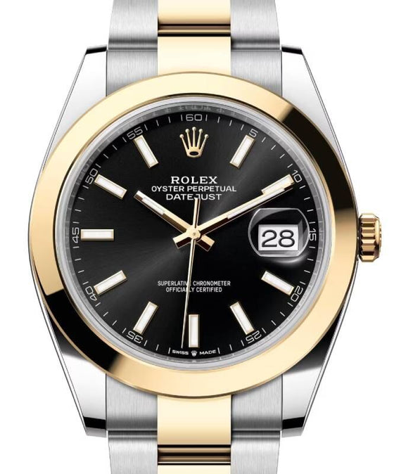 Rolex Datejust 41 41 mm 126303BSO Steel/Yellow Gold Black