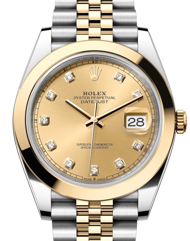 Rolex Datejust 41 41 mm 126303CHPDJ Steel/Yellow Gold Champagne