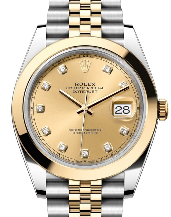 Rolex Datejust 41 41 mm 126303CHPDJ Steel/Yellow Gold Champagne