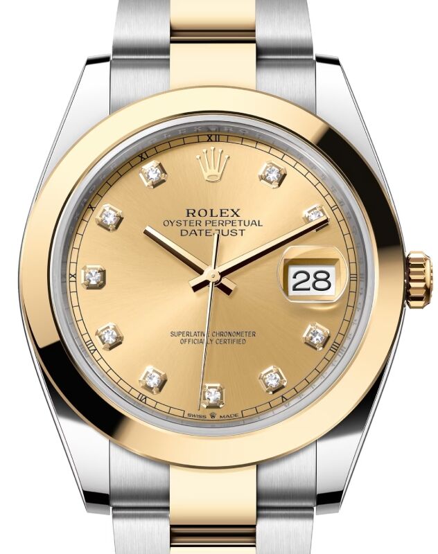 Rolex Datejust 41 41 mm 126303CHPDO Steel/Yellow Gold Champagne