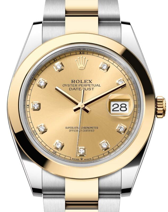 Rolex Datejust 41 41 mm 126303CHPDO Steel/Yellow Gold Champagne