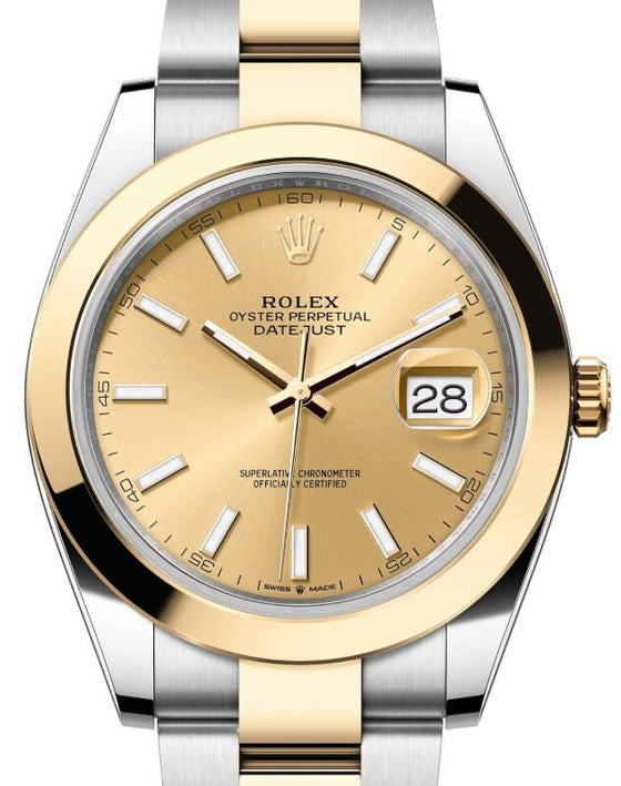 Rolex Datejust 41 41 mm 126303CHPSO Steel/Yellow Gold Champagne