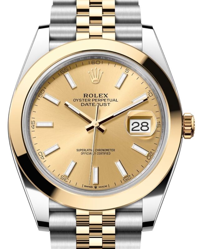 Rolex Datejust 41 41 mm 126303CSJ Steel/Yellow Gold Champagne