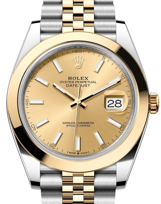 Rolex Datejust 41 41 mm 126303CSJ Steel/Yellow Gold Champagne