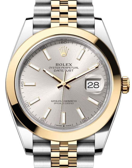 Rolex Datejust 41 41 mm 126303SSJ Steel/Yellow Gold Silver