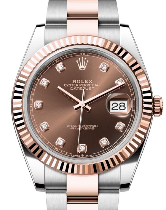 Rolex Datejust 41 41 mm 126331CDO Steel/Rose Gold Chocolate