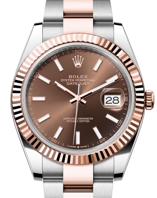 Rolex Datejust 41 41 mm 126331CSO Steel/Rose Gold Chocolate