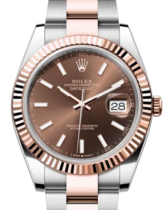 Rolex Datejust 41 41 mm 126331CSO Steel/Rose Gold Chocolate