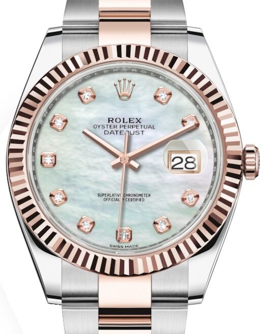Rolex Datejust 41 41 mm 126331MDO Steel/Rose Gold White Mother of Pearl