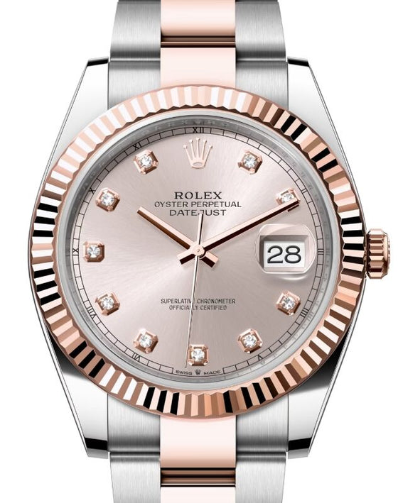 Rolex Datejust 41 41 mm 126331SDDO Steel/Rose Gold Sundust