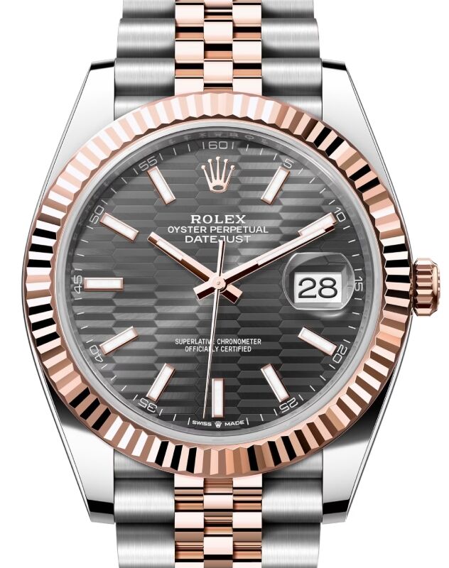Rolex Datejust 41 41 mm 126331SLFMJ Steel/Rose Gold Slate