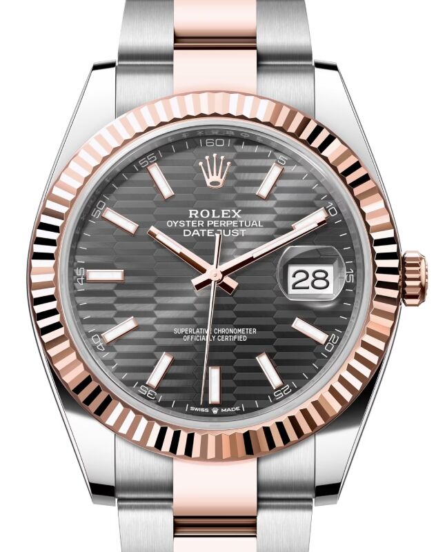 Rolex Datejust 41 41 mm 126331SLFMO Steel/Rose Gold Slate