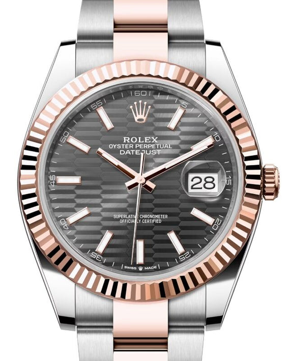 Rolex Datejust 41 41 mm 126331SLFMO Steel/Rose Gold Slate