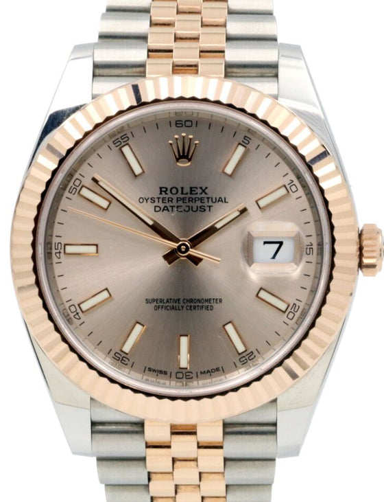 Rolex Datejust 41 41 mm 126331SSJ1 Steel/Rose Gold Sundust