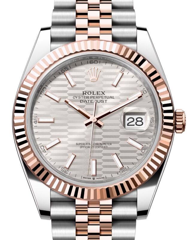 Rolex Datejust 41 41 mm 126331SVFMSJ Steel/Rose Gold Silver