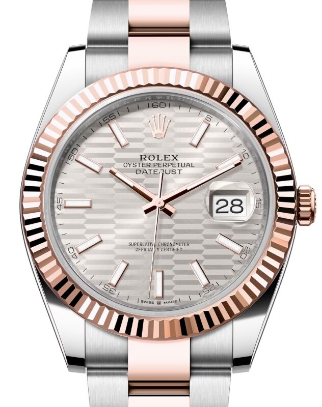 Rolex Datejust 41 41 mm 126331SVFMSO Steel/Rose Gold Silver