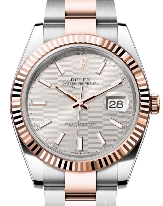 Rolex Datejust 41 41 mm 126331SVFMSO Steel/Rose Gold Silver