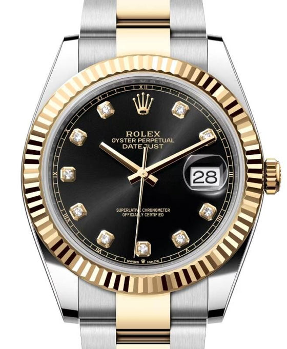 Rolex Datejust 41 41 mm 126333BDO Steel/Yellow Gold Black